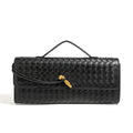 Black Woven Handbag